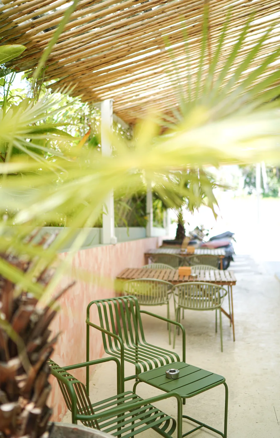Patio seating at Sunway Cafe
